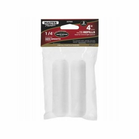 GOURMETGALLEY 4 x 0.25 in. Nap Woven Mini Paint Roller Covers, 2PK GO3864747